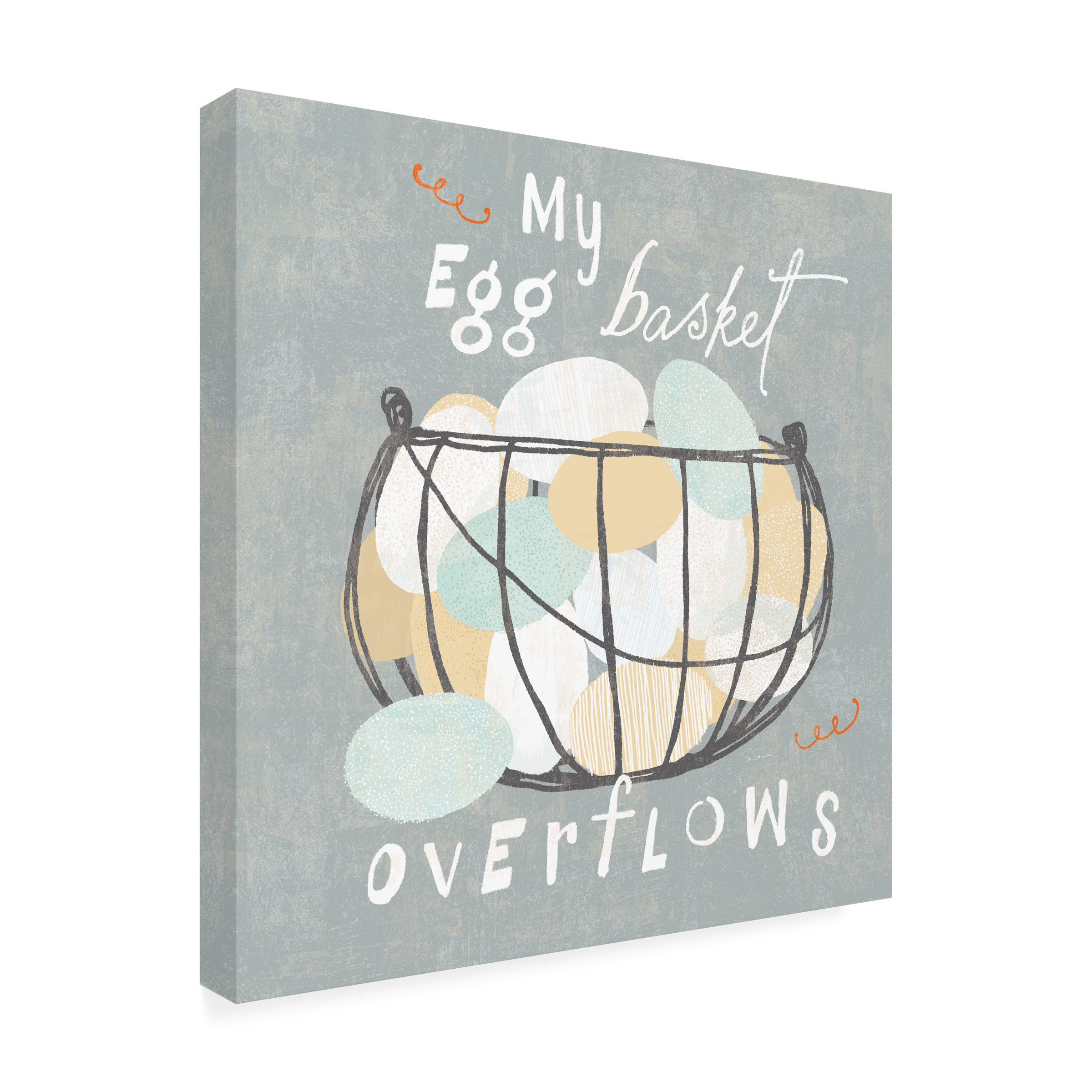 Trademark Fine Art 'Fresh Eggs III' Canvas Art by Sue Schlabach