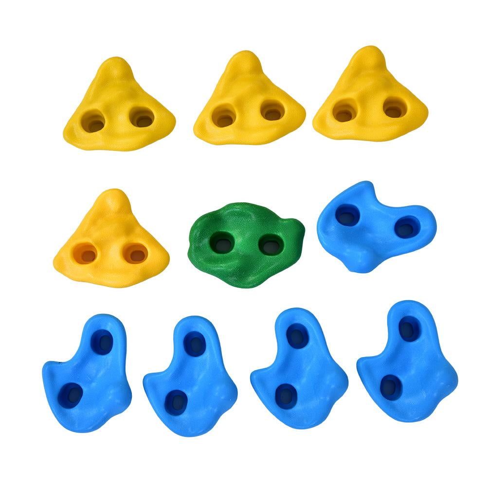 HERCHR Climbing Stone, Rock Climbing Stone,10Pcs Multicolour Textured