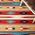 thumbnail image 6 of Safavieh Kilim Kimberly Tribal Area Rug, Beige/Red, 5' x 8', 6 of 11