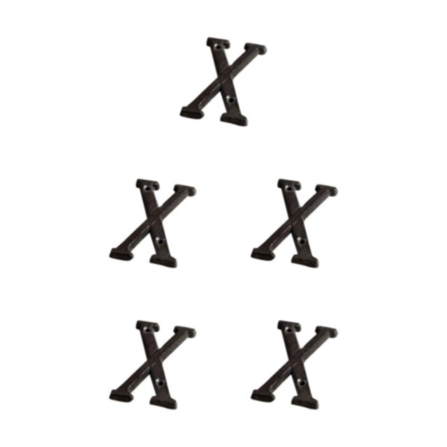 Wweixi Wide Application Metal Letters House Numbers And Stylish Choice B17--X 5Set