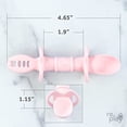 thumbnail image 3 of Re-Play Dip n ReDip Feeding Tool, Toddler Feeding Supplies, Ice Pink 2 Pack, 3 of 7