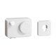 thumbnail image 1 of Tendedero retráctil para interiores, tendedero retráctil para exteriores, tendedero de pared para exteriores, tendedero retráctil resistente de 4,2 m, blanco, 1 of 8