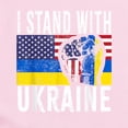 thumbnail image 2 of CafePress - I Stand With Ukraine Flag American Flag Body Suit - Long Sleeve Cotton Baby Bodysuit, 2 of 4