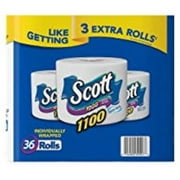 Avi Glatt Scott, 1000 Sheets Per Roll Toilet Paper, 36 Rolls Bath Tissue