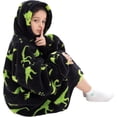 thumbnail image 6 of Wehilion 6-12YR Oversized Sweatshirt Hooded Blanket Sherpa Hoodie for Girls Boy Wearable Blanket Hoodie for Kids, 6 of 6