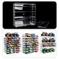 thumbnail image 4 of T2BTHRS Acrylic 8 Ajustable Display Case for Hot Wheels Cars,Hot Wheels Monster Truck, Monster Jam Cars, Matchbox Cars 1:64 Scales Trucks and Cars, 4 of 7