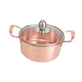 thumbnail image 2 of Abbracc Copper Pot 6.3inch Boiling Pot Copper Hot Pot for Restaurant Cooking Kitchen with glass lid, 2 of 9
