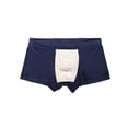 thumbnail image 4 of Men's Trunks Underwear Seamless Boxer Briefs Elastic Soft Thin Underpants Solid, 4 of 5