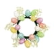 thumbnail image 5 of Anillos de vela de huevo de Pascua, corona de pilar, portavelas, corona de primavera, minicorona bohemia para fiesta de mesa de boda de Acción de Estilo B, 5 of 8