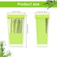 thumbnail image 3 of Fresh Herb Keeper For Refrigerator, Clear Plastic Asparagus Saver, Multipurpose Vegetable Container For Cilantro, Parsley, Thyme, Mint & Asparagus, Preserver Keeps Fresh Herbs Daily Deals, 3 of 9
