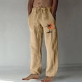 thumbnail image 1 of Pantalones largos para hombre, moda, estampados, casuales, cintura elástica con bolsillo, pantalones deportivos, pantalones de poliéster para hombre., 1 of 4