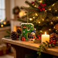 thumbnail image 6 of Yyuenw Christmas Alphabet Ornaments, 3.15"/80mm 2D Acrylic Hanging Pendant Custom Name Xmas Tree Wreath Mantel Decor, 6 of 7