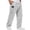 Light Gray, variant on Yungyresw Mens Casual Loose Pants Wide Leg Relaxed Fit Elastic Waist Baggy Pants Fall Lightweight Comfortable Lounge Trousers Black L