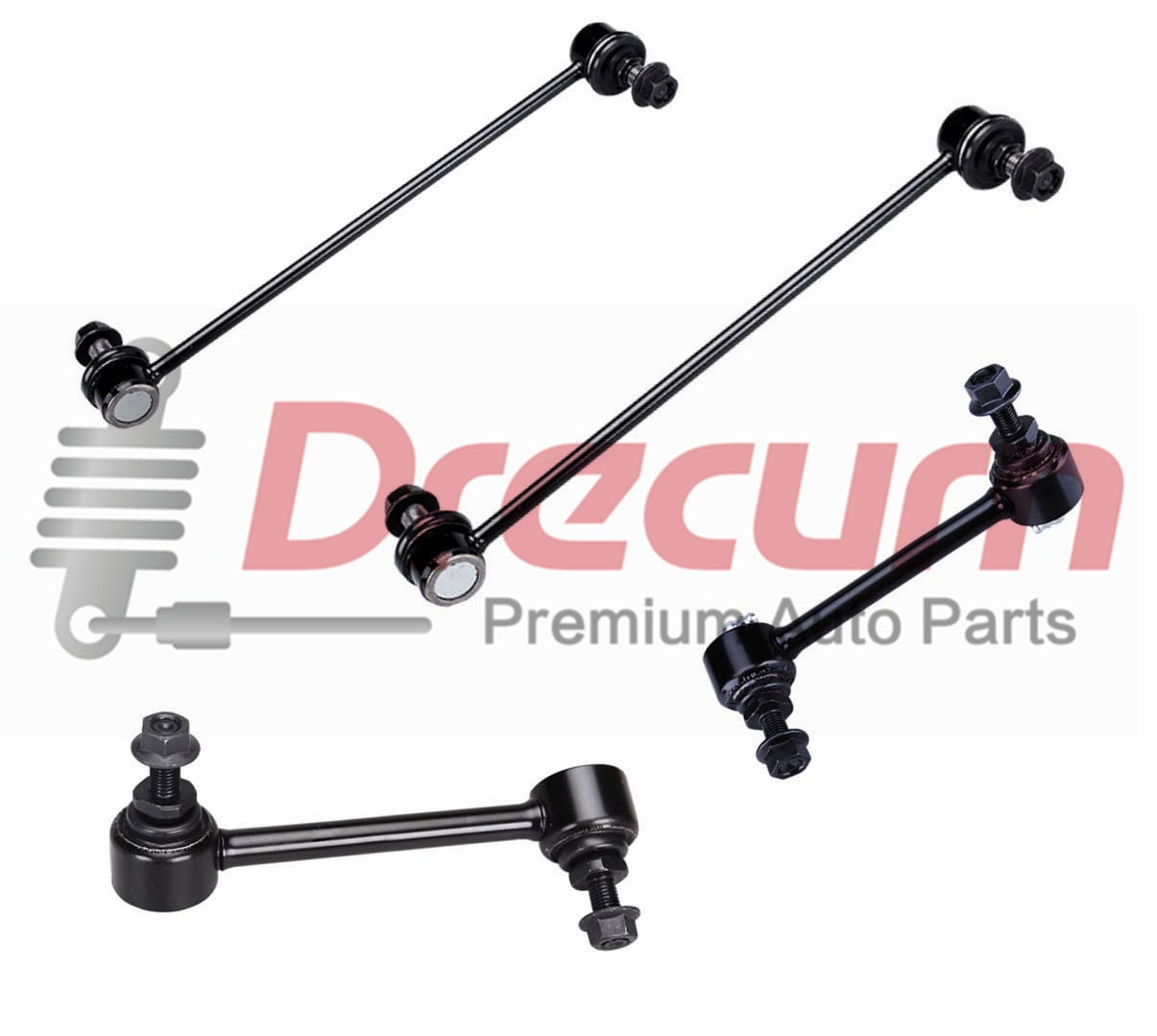 4Pcs Front and Rear Sway Bar Links for 20062010 Acura MDX 20062008