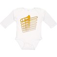 thumbnail image 3 of Inktastic Trombone Line Boys or Girls Long Sleeve Baby Bodysuit, 3 of 5