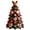 Reindeer Topper, variant on MInHoues 30 Pcs DIY Patchwork Christmas Tree Tabletop Decor, 11.81" Festive Holiday Fabric Folded Centerpieces with Snowman Topper, Rustic Winter Home Desk Mantel Decoration
