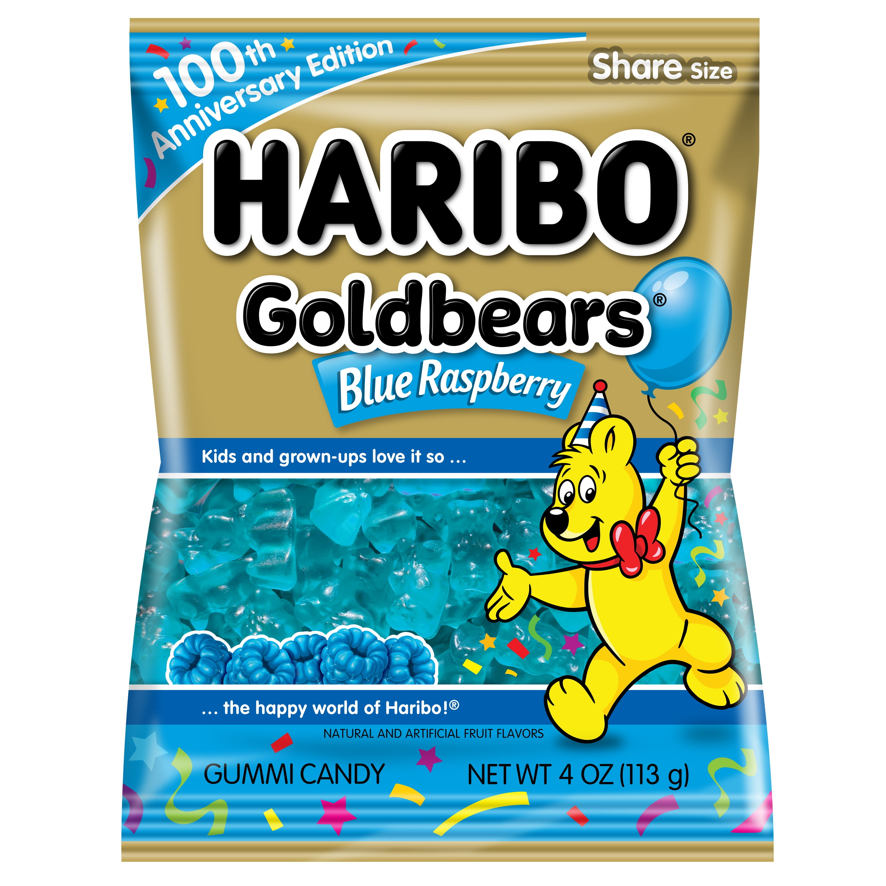 HARIBO GOLDBEARS BLUE RASPBERRY 4OZ