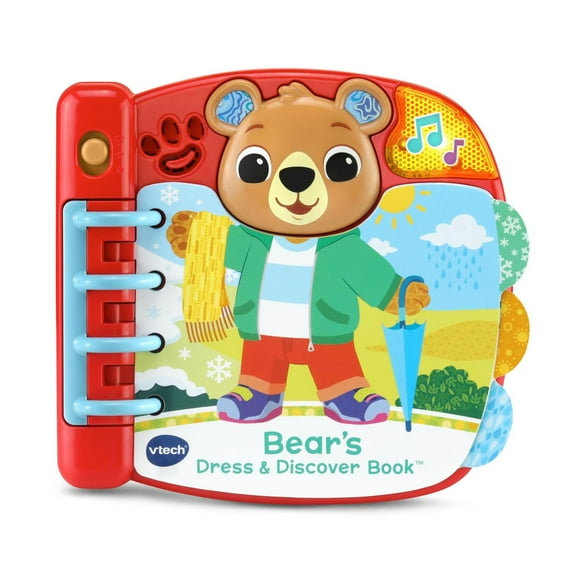 VTech Bear's Dress & Discover Book™ - English Version, 12-36 Months