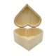 thumbnail image 3 of Caja de regalo para joyería de madera maciza en forma de corazón, soporte para pulsera, brazalete y pendientes., 3 of 6