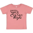 thumbnail image 3 of Inktastic Pretty Eyes and Chunky Thighs Boys or Girls Baby T-Shirt, 3 of 5