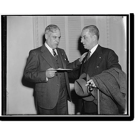 Historic Print, Mexican Ambassador presents check for $500,000 to State Department. Washington, D.C., Dec. 30. Mexico today made its sixth annual payment of $500,000 to the United State…16" x 20"