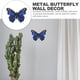 thumbnail image 4 of Decoración de Pared Al Aire Libre Decoración de Mariposas Decoración de Pared de Mariposas de Metal para Valla Pared de Metal para Decoraciones del Hogar Azul, 4 of 6