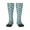 thumbnail image 2 of Lsque Turtle Printed Crew Socks Men's Women's LightWeight Thin Casual Calf Socks ,Knee High Socks,Cotton Socks, 2 of 9