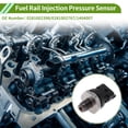 thumbnail image 2 of Sensores de Presión de Inyección de Combustible No.0281002398 para VAUXHALL para Astra Mk4 (G) Sedán 1.7 CDTI 16V 2003-2005 Sensor de Presión del Riel de Combustible 1 Pc, 2 of 6