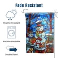 thumbnail image 4 of Bandera para casa muñeco de nieve DZGlobal 71x102 cm de doble cara, 4 of 7