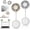 2PCS-B, variant on Magnetic Fan and Phone Stand, Multifunctional Personal Fan Clip on with 3 Speeds & Wide Airflow, Portable 360° Flexible Gooseneck for Phones, Tablets, Laptops, Tables and Outdoors (2PCS-C)