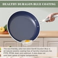 thumbnail image 4 of Nuwave Juego de utensilios de cocina de 9 piezas con revestimiento antiadherente de cerámica azul Duralon saludable, resistente a los arañazos con infusión de diamante, sin PFAS, apto para horno, list, 4 of 5