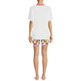thumbnail image 3 of Paul Frank Women's T-Shirt and Bike Shorts, 2-Piece Sleep Set, 3 of 5