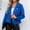 Blue, variant on Oversized Jackets for Women Lightweight Solid Color Long Sleeve Loose Fit Blazers 2025 Fall Fashion Tops Trendy 2025