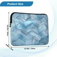 thumbnail image 3 of Iauyy（M)13.4 inch Laptop Sleeve,Shockproof Durable Computer Carrying laptop Bag，Slim Cover for 13.4-14 inch HP Dell Lenovo Asus Notebook,White Feather Patterns, 3 of 7