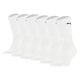 thumbnail image 1 of PUMA Unisex Calcetines deportivos, 6 Pares - Calcetines Tenis, Crew Socks, lisos Blanco 47-49, 1 of 3