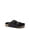 Black, variant on Fireside by Dearfoams Women's Tamworth Genuine Shearling Double Band Sandal