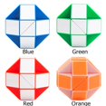 thumbnail image 4 of Magic Ruler 24 Wedges Magic Snake Cube Twist Puzzles Juguetes para niños (Azul) Ndcxsfigh  Nuevos Originales, 4 of 5