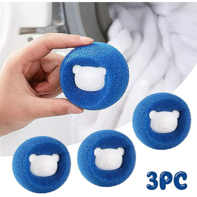 Pet-Hair-Remover-for-Laundry Lint-and-Pet-Hair-Remover-Balls-for-Washing- Machine Reusable-Hair-Catcher-for-Dogs-and-Cats 12PCS Pack of 12(blue)