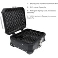 thumbnail image 5 of LABLT 22L-T Black Motorcycle Tail Box Top Case, Aluminum Alloy Motorcycle Top Case Tail Box with Wide Space & Cool Appearance Motorcycle Trunk Tour Tail Box Secure & Durable, 5 of 6