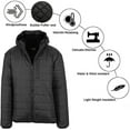 thumbnail image 4 of Mens Sherpa-Lined Hooded Puffer Jacket (Sizes, S to 2XL), 4 of 5