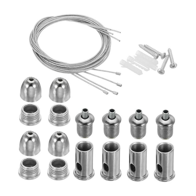 Kit de cables para colgar en techo, cables de suspensión, ajustables para lámparas colgantes de sala de estar, lámparas de araña y hoteles. 15 m