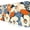 Anime Flower, variant on American Flag XXL Extended Mouse Pad, Laptop Pad, Waterproof, Non Slip, Gaming Office and Home Stitching Edge Table Pad 35.4 x 15.7 x 0.12 Inches