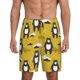 thumbnail image 1 of Fotbe Cartoon Bear Yellow Pantalones Cortos de Pijama para Hombre, Ropa de Dormir, Pantalones de Pijama Cortos para Hombre-3X-Large, 1 of 6