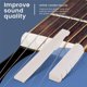 thumbnail image 5 of 6 String Acoustic Guitar Bone Bridge Saddle and Nut and 6pcs Ebony Guitar Bridge Pins White+Black, 5 of 5