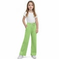 thumbnail image 2 of Lmnyox Girls Loose Sweatpants Lightweight Straight Leg Open Bottom Athletic Trousers with Pocket Drawstring, 2 of 4