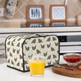 thumbnail image 6 of Sikiie Chickens And Flowers Toaster Covers 2 Slice Dustproof Toaster Cover Bread Machine Cover, Dustproof Cover - 11.4" x 7.5" x 7.9", 6 of 7