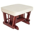 thumbnail image 7 of AFG Baby Furniture Sleigh Glider Chair and Ottoman Cherry with Beige Cushions, 7 of 7