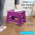 thumbnail image 2 of Taburete plegable Handy Laundry, ligero, morado, 2 of 8