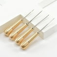 thumbnail image 4 of Rongfmy 4 Pieces Canvas Leather Sewing Awl, Leather Sewing Needle Awl Hand Stitch with 4, 4 of 9