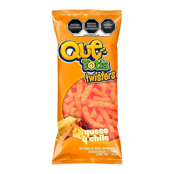 Botana QueTotis twisters queso y chile 100 g